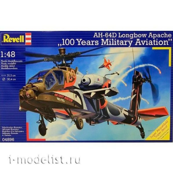 04896 Revell 1/48 AH-64D Apache Helicopter 