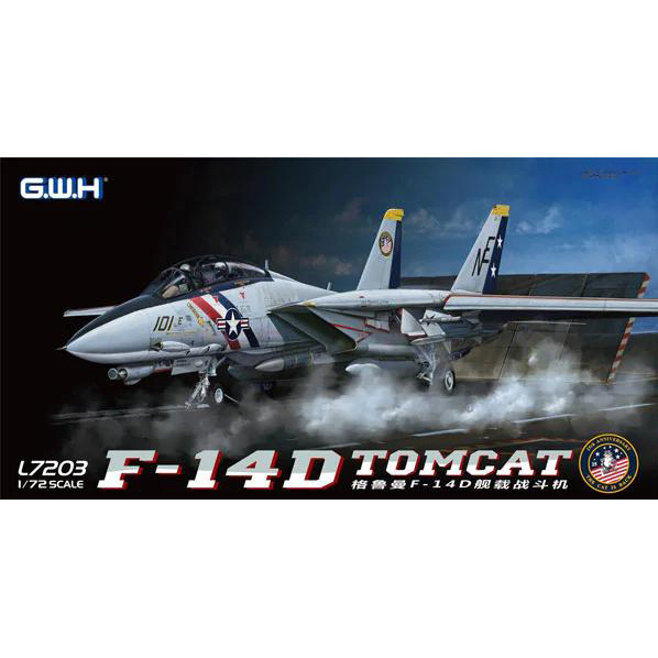 L7203 Great Wall Hobby 1/72 Aircraft F-14D TOMCAT