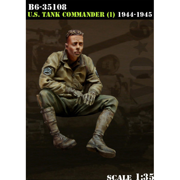 B6-35108 Bravo-6 1/35 US Tank Commander (1) 1944-45