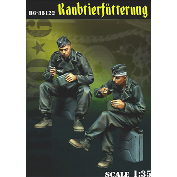 B6-35122 Bravo-6 1/35 Raubtierfuetterung / Feeding predators