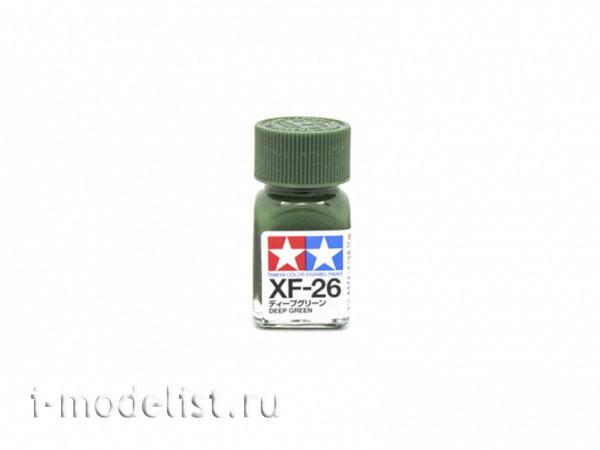 80326 Tamiya XF-26 Deep Green (Saturated green) Enamel paint