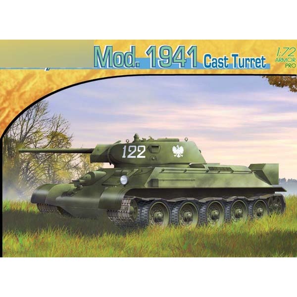 7262 Dragon 1/72 Tank 34/76 Mod.1941 Cast Turret