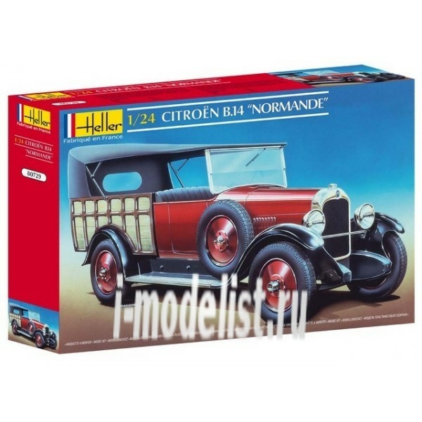 80729 Heller 1/24 Citroen B14 NORMANDE Car