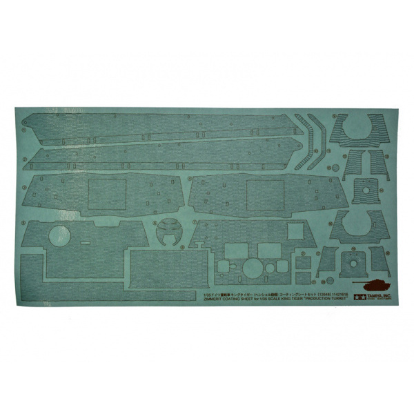 1/35 Tamiya 12646 viewing standards Set of labels, simulating zimmerit for the Panther G (early version 35170)