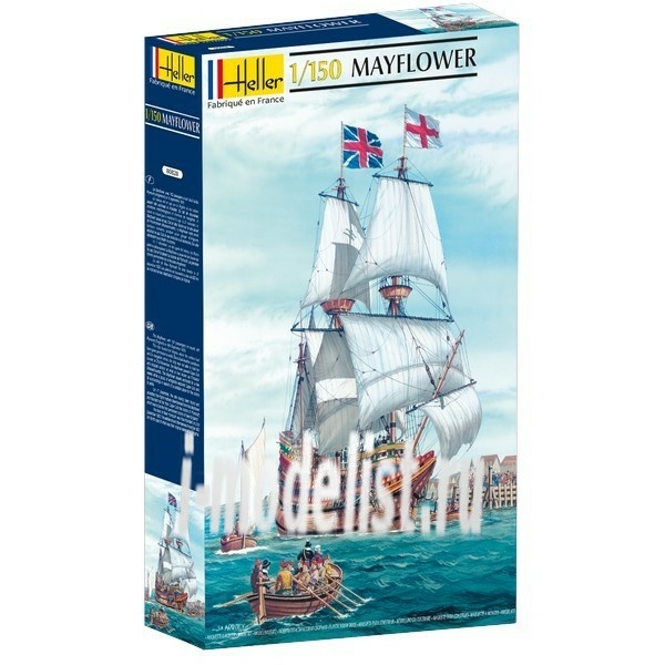 Heller 80828 1/150 Sailboat Mayflower