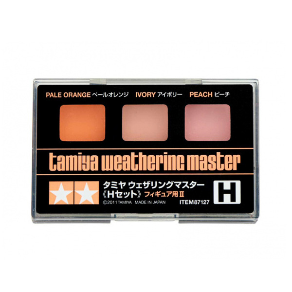 87127 Tamiya pigment Set H (pale orange, ivory, light peach)