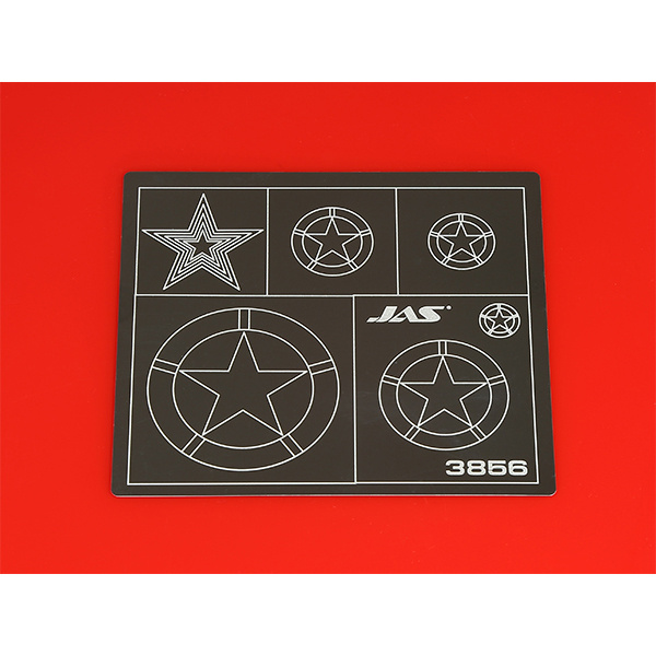 3856 Jas Stencil for cutting American stars