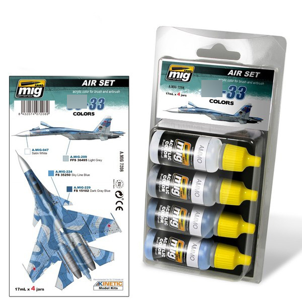 AMIG7208 Ammo Mig C-33 COLORS (SU-33)