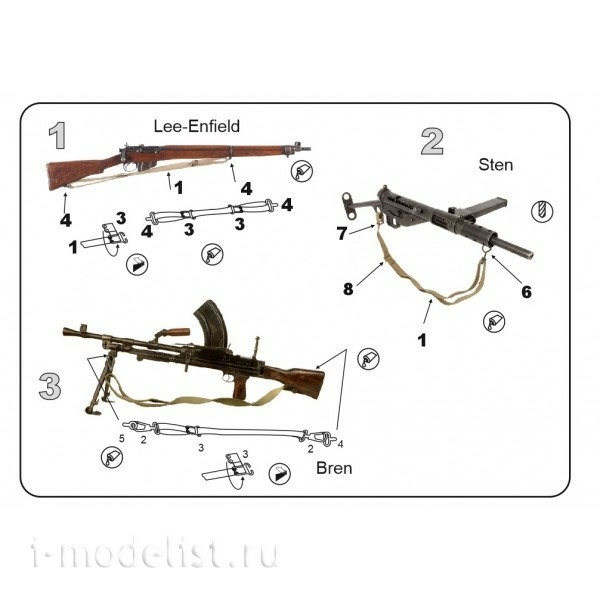 35069 VModels 1/35 Photo Etching Belts of the British Army during the Second World War
