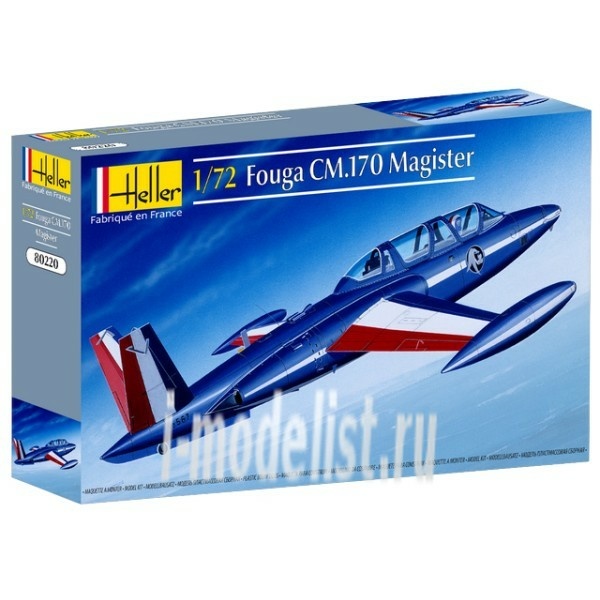 80220 Heller 1/72 Aircraft Fouga CM 170