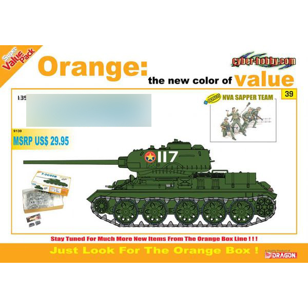 9139 Dragon 1/35 Tank 34/85M