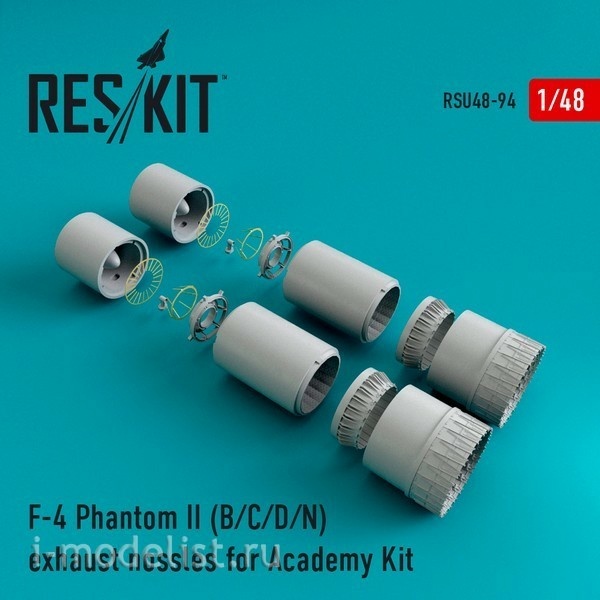 RSU48-0094 RESKIT 1/48 Jet nozzles for F-4B/C/D/N Phantom II