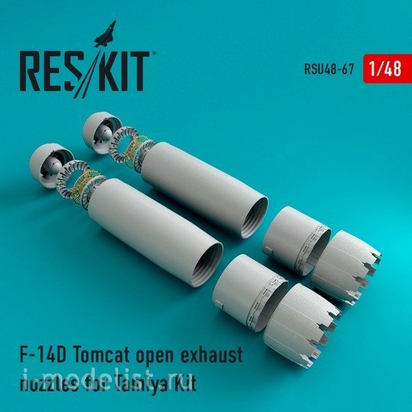 RSU48-0067 RESKIT 1/48 Open jet nozzles for f-14D Tomcat