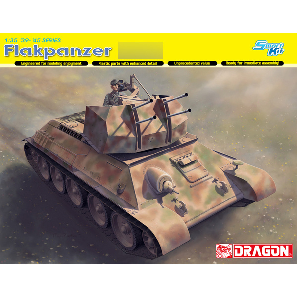 6599 Dragon 1/35 anti-aircraft tank FLAKPANZER 34(r)