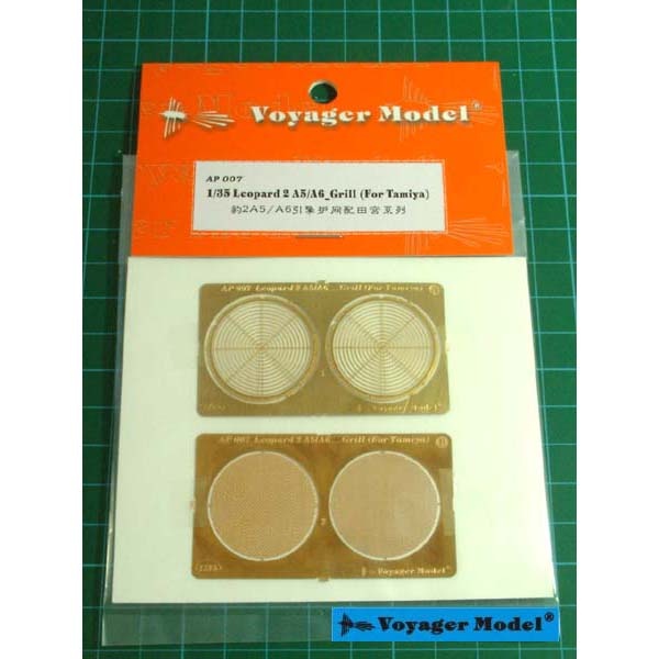 AP007 Voyager Model 1/35 Photo Etching for Leopard 2A5/A6_Grill
