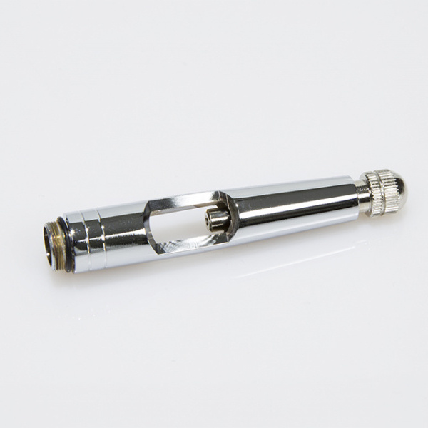 5882 Jas Protective cover rear with regulator paint supply Assembly with window to adjust the needles, chrome