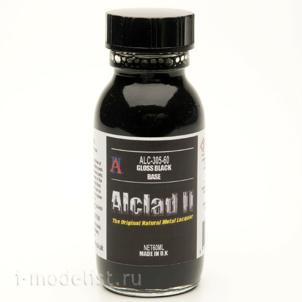 ALC305-60 Alclad II Gloss Black Base Primer, 60 ml