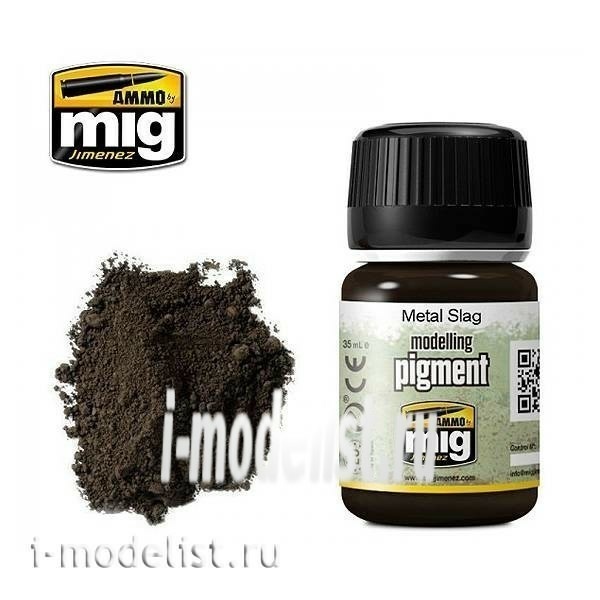 AMIG3020 Ammo Mig METAL SLAG (Burnt metal)