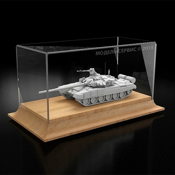 MSD1758080 MODEL-Service 1/72 Box for tanks on wooden base 175x80x80 mm