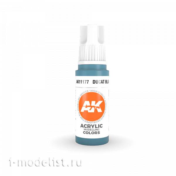AK11177 AK Interactive acrylic Paint 3rd Generation Ducat Blue 17ml
