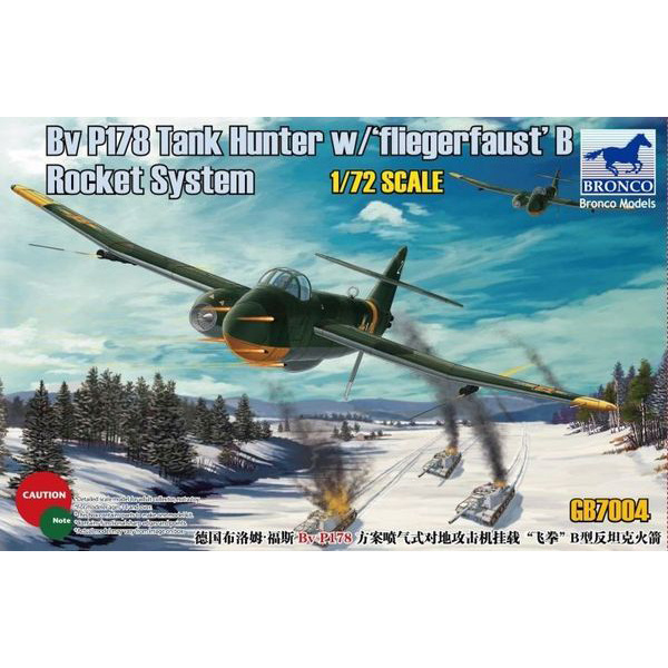 GB7004 Bronco 1/72 BV P178 Tank Hunter w/ ‘Fliegerfaust’ B Rocket System
