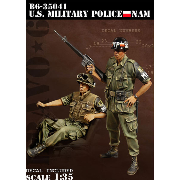 B6-35041 Bravo-6 1/35 U.S. Military Police, Nam / US Military Police, Vietnam