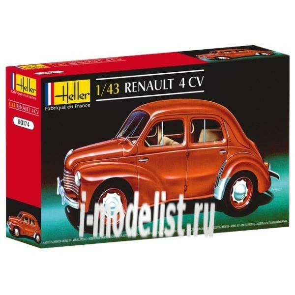80174 Heller 1/43 Renault 4 CV