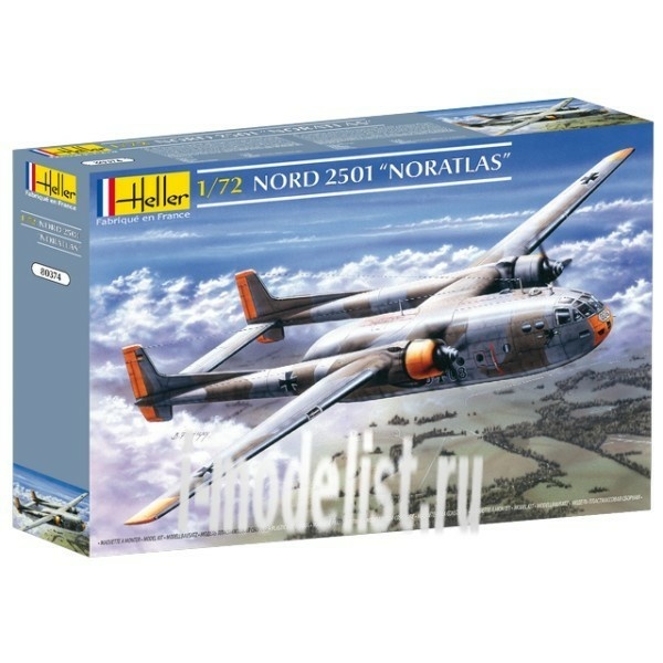 80374 Heller 1/72 Aircraft Nord 2501 Noratlas