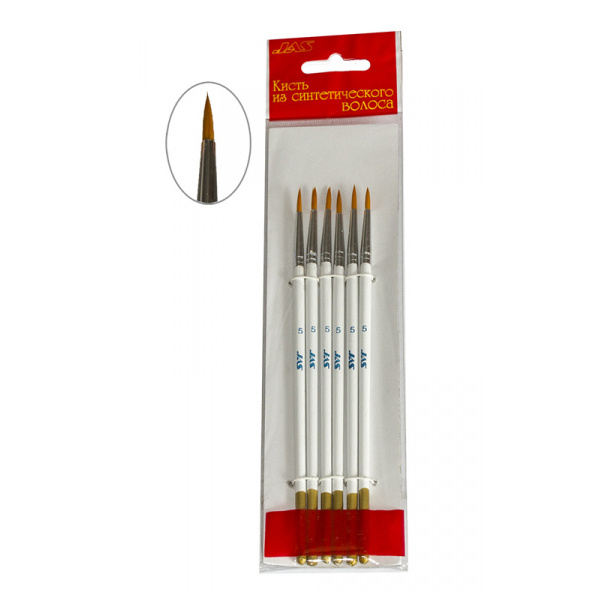 3610 Jas Brush made of synthetic hair, №5
