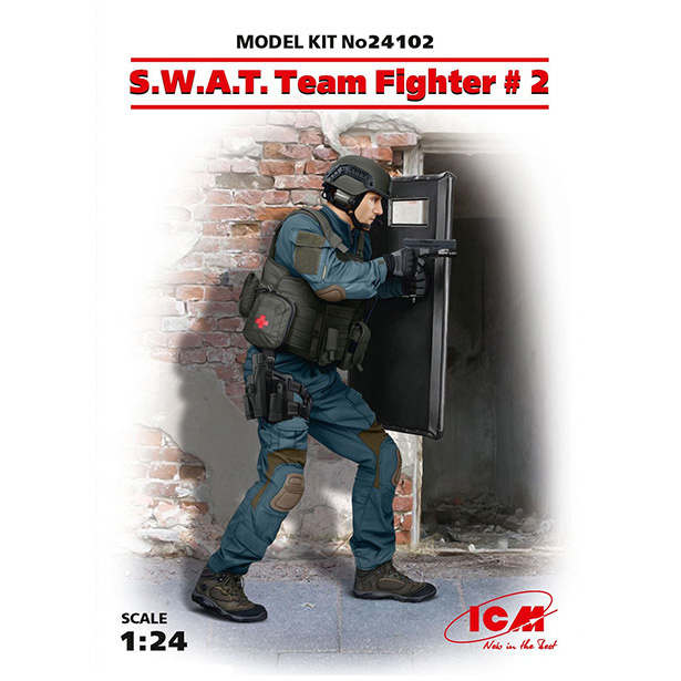 24102 ICM 1/24 Fighter group S. W. A. T. №2