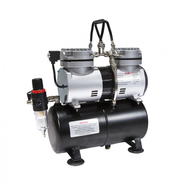 1206 JAS a Specialized compressor for airbrush manual pressure control on the output.