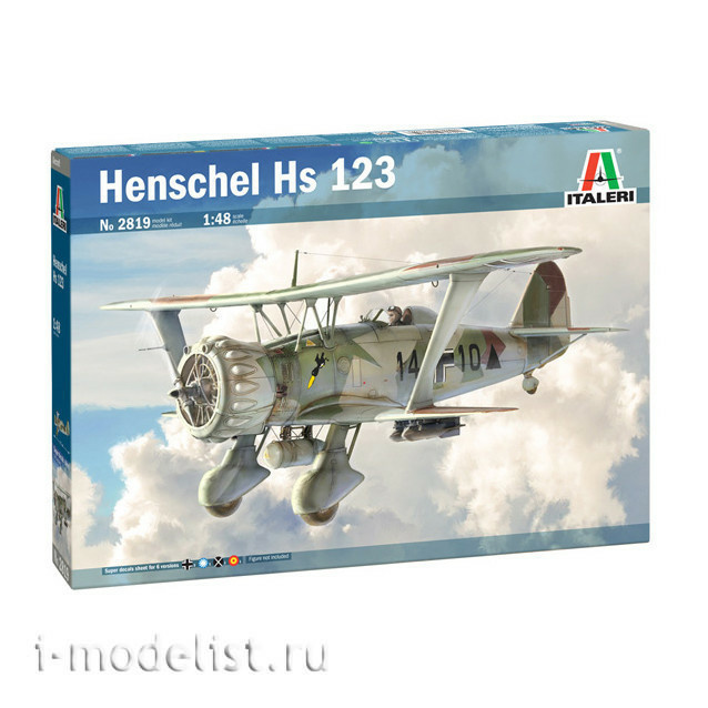 2819 Italeri 1/48 Henschel Hs 123 Aircraft