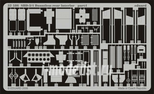 BIG3248 Eduard 1/32 a Complete set of photo-etched parts for the SBD-3/4