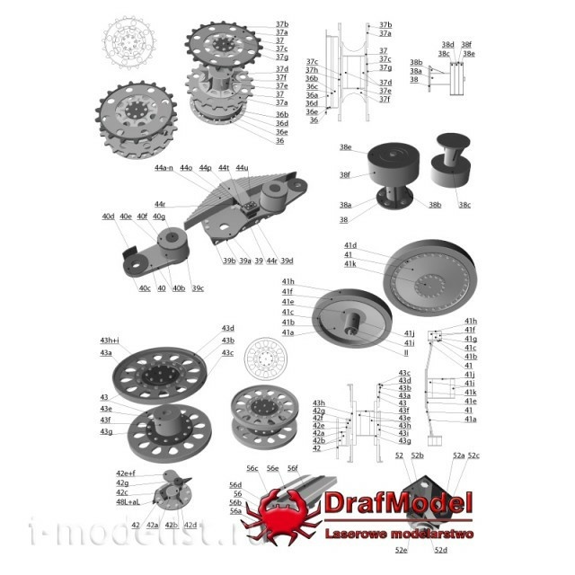 DM1/14 Draf Model 1/25 Pz. Kpfw. 38(t) Ausf. B