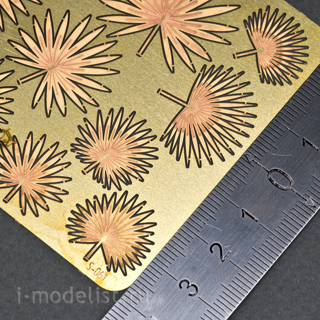 S-061 MiniWarPaint the leaves of the FAN PALM (LIVISTONA), SIZE S