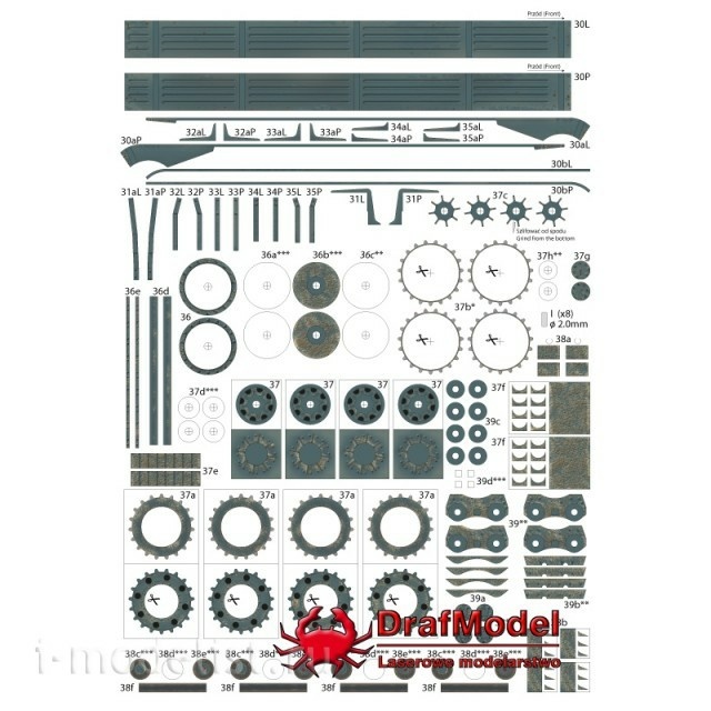 DM1/14 Draf Model 1/25 Pz. Kpfw. 38(t) Ausf. B