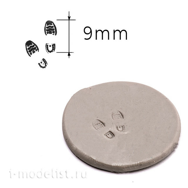 T-065 MiniWarPaint Stamp Soviet Boots Type 1, Size M