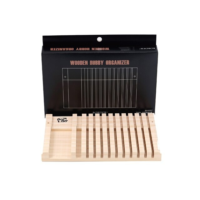 BD0057 Border Model Wooden Organizer for Hobby
