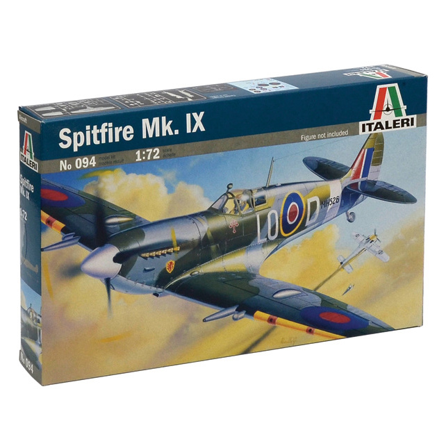 0094 Italeri 1/72 Spitfire MKIX Aircraft