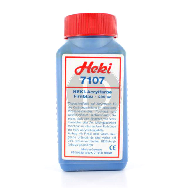 7107 Heki Acrylic dye. Blue 200 ml