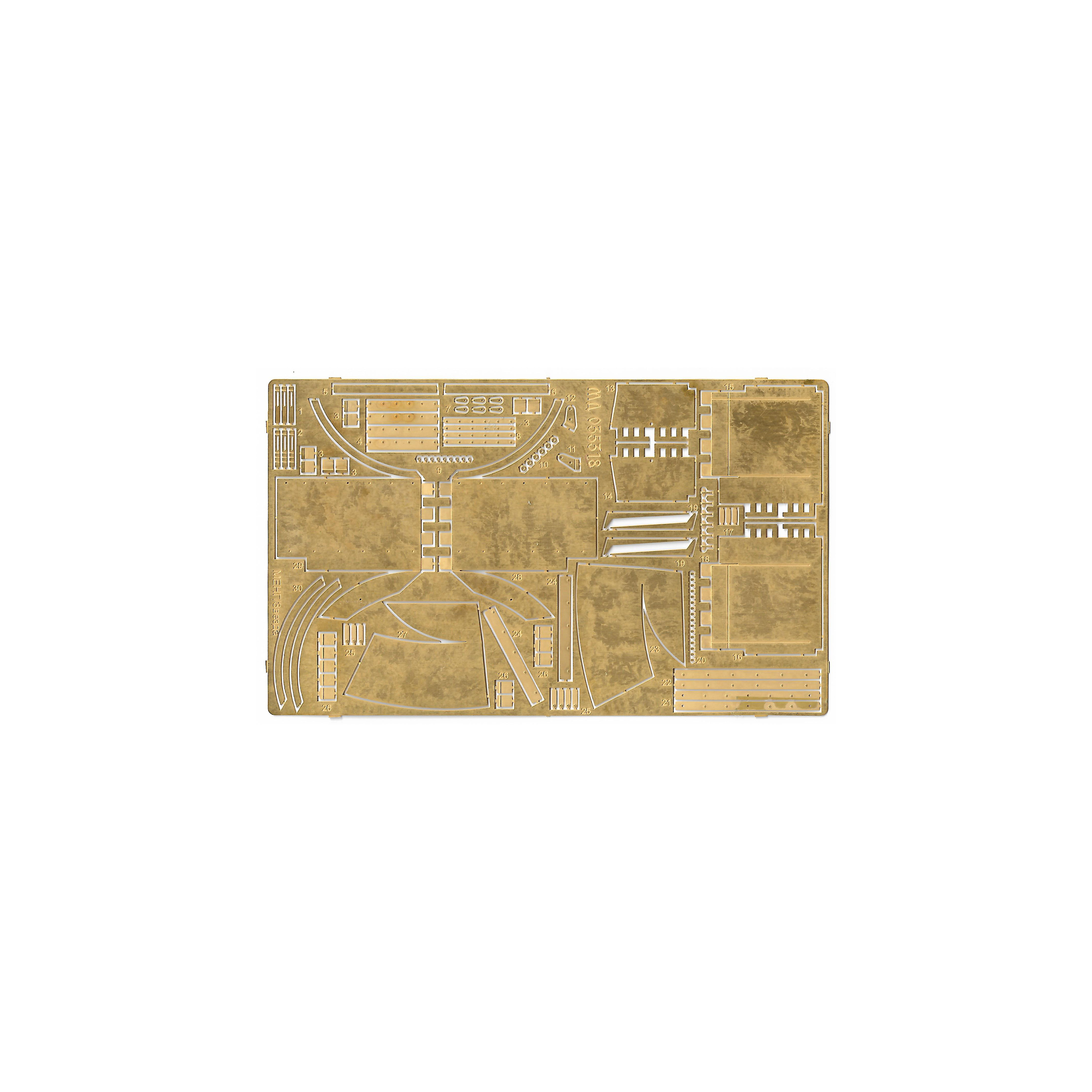 035318 Microdesign 1/35 Sd.Kfz.182 Royal Tiger, wings and mud flaps (Zvezda/Meng)