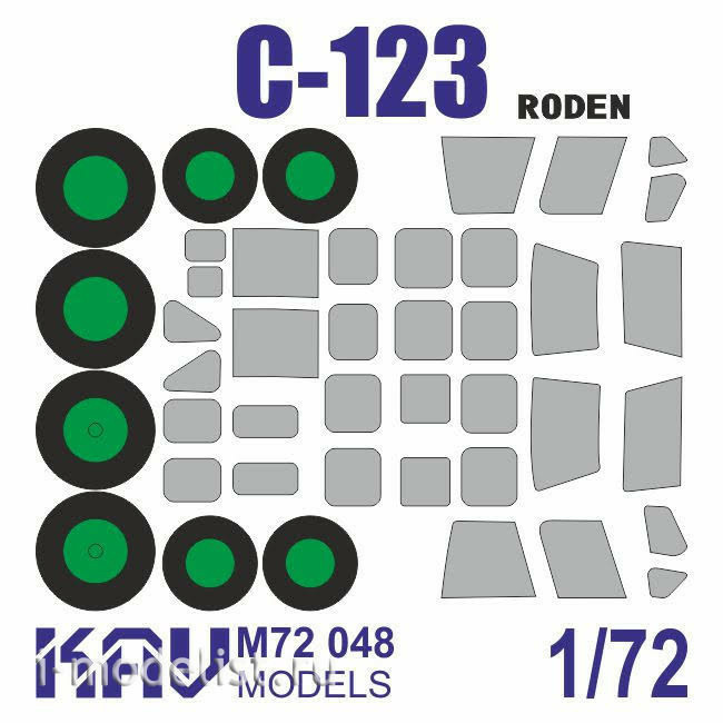 M72 048 KAV Models 1/72 Paint mask on C-123 Proveder 