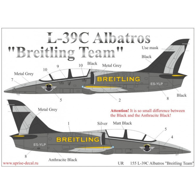 UR32155 Sunrise 1/32 Decals for L-39C Albatros 