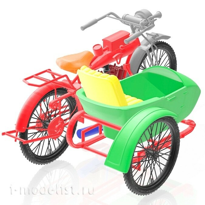 DMS-35065 ДМС 1/35 1914 Indian with Princess sidecar