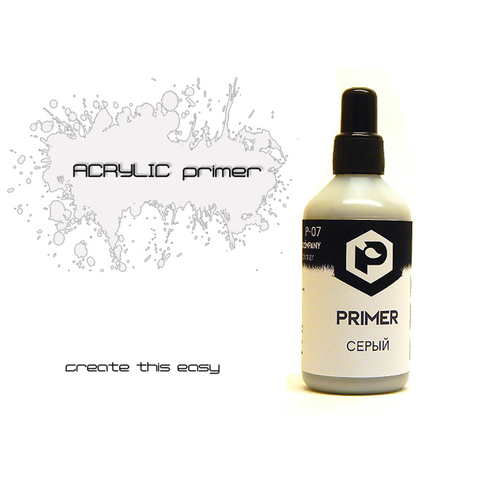 P07 Pacific88 Grey primer (Grey primer) 100ml.