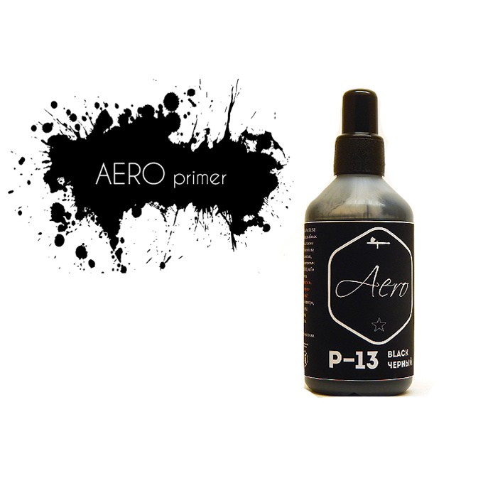 P13 Pacific88 Black primer Aero (black primer) 100ml.