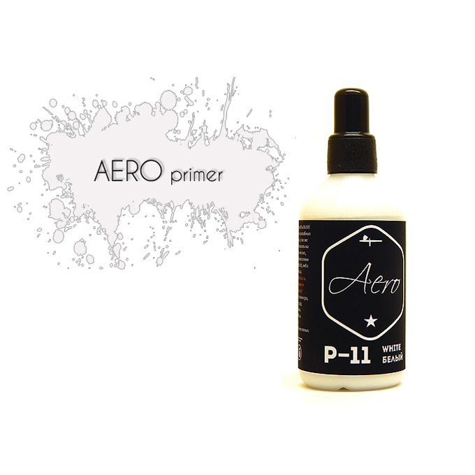 P11 Pacific88 White primer Aero (white primer) 100ml.