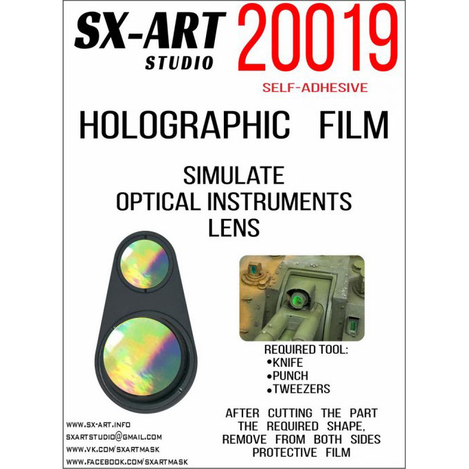20019 SX-Art Holographic film (opaque) 10x15