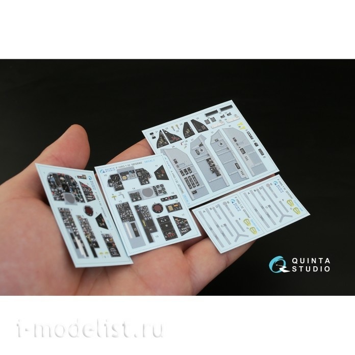 QD32042 Quinta Studio 1/32 3D Cabin Interior Decal F-105G