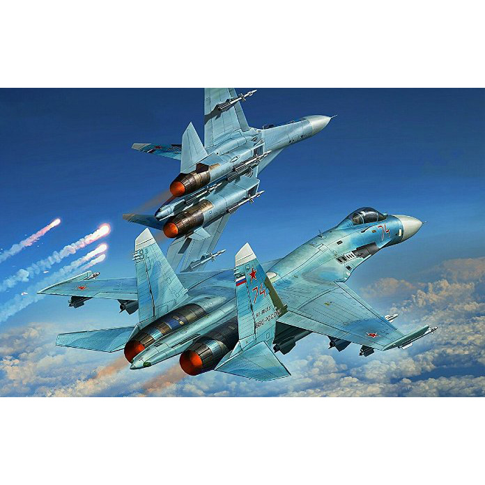 KH80163 Zimi Model 1/48 Российский истребитель С-27 (Flanker-B)